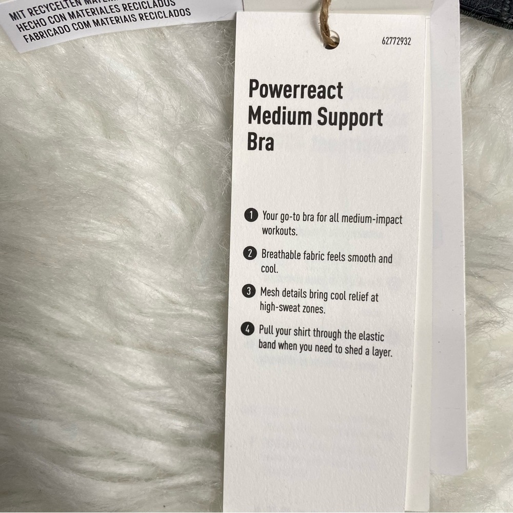 ADIDAS Powerreact Training Medium-Support Bra - Picture 8 of 9